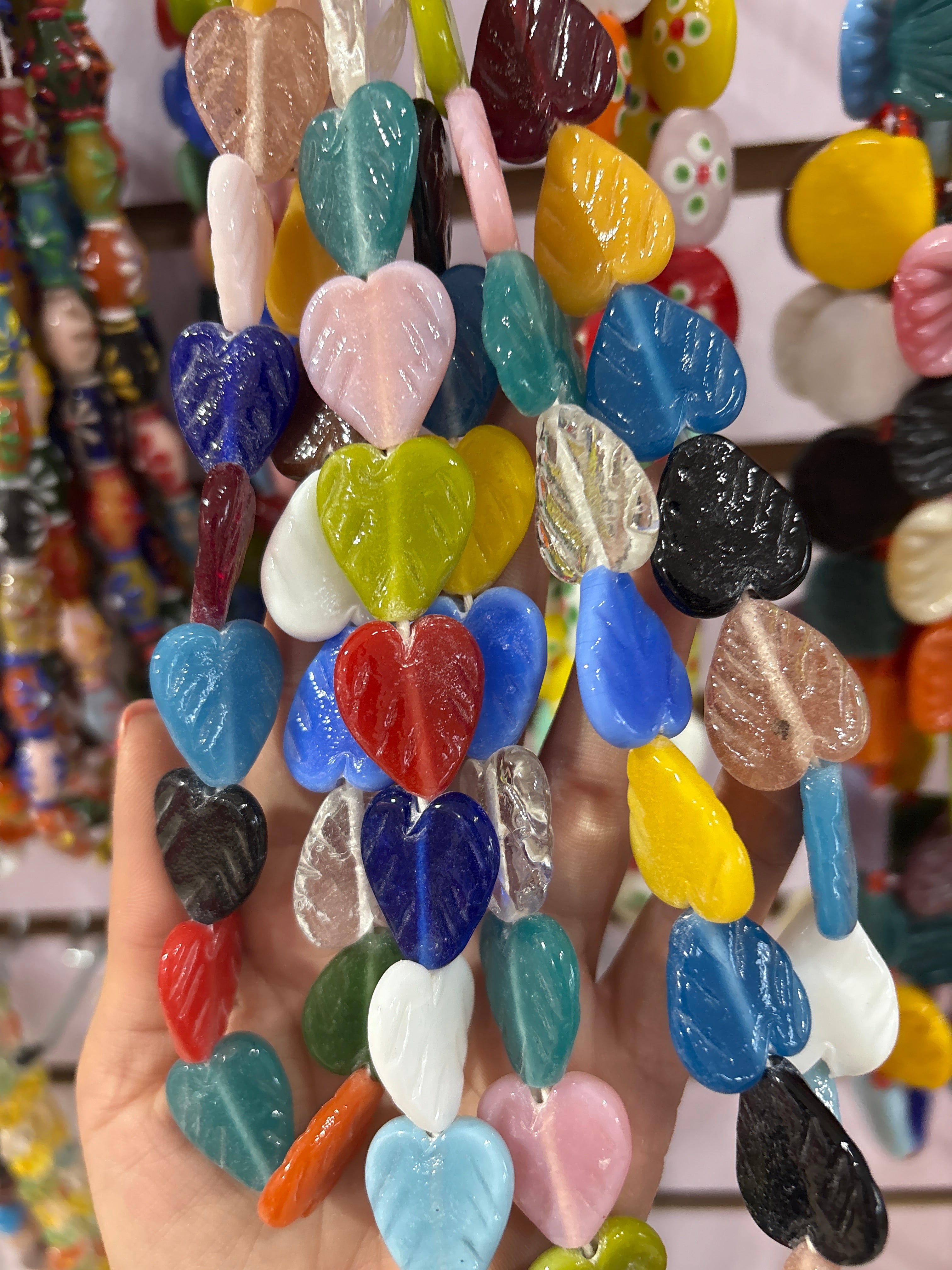 Cristal Murano hoja