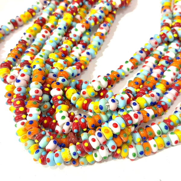 Beads murano discos colores