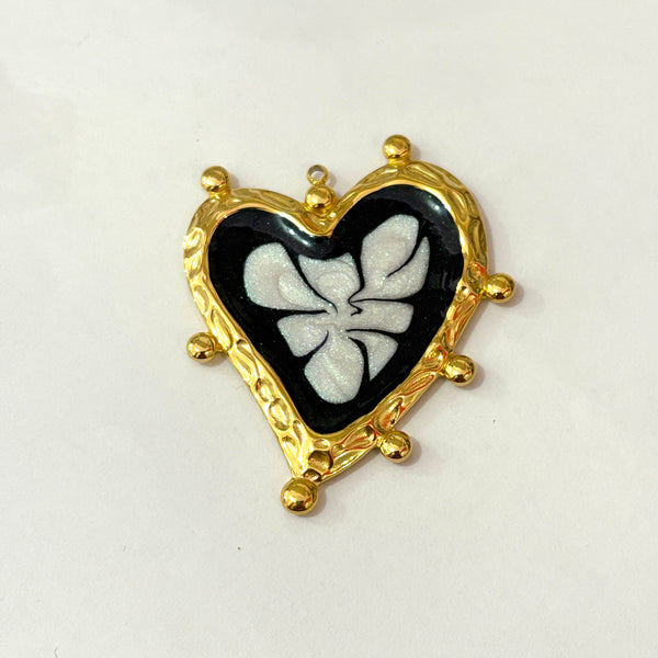 Corazón esmaltado Steel