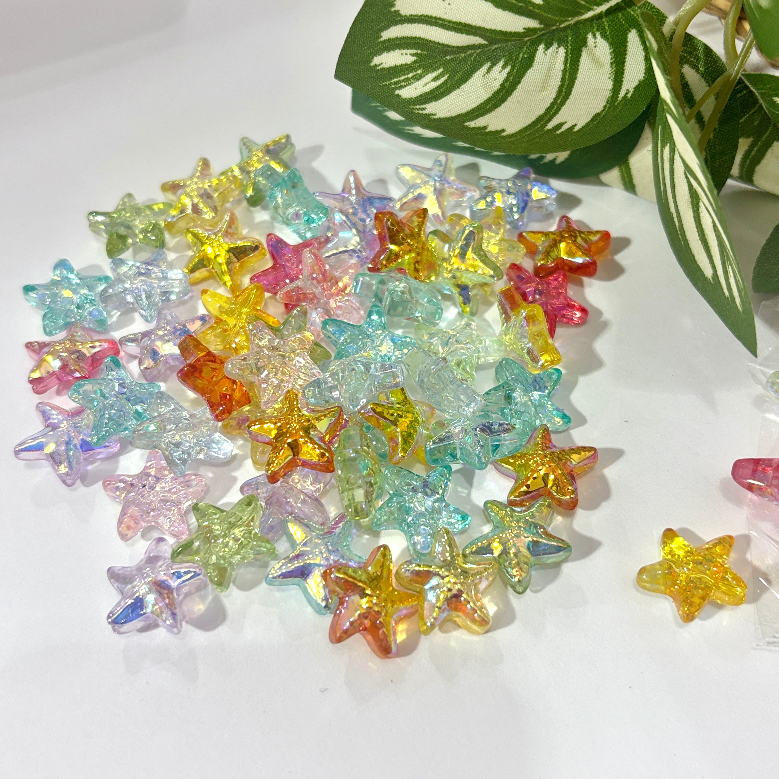 Estrella de mar cristal beads
