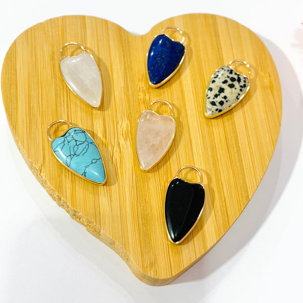 Corazones semipreciosas