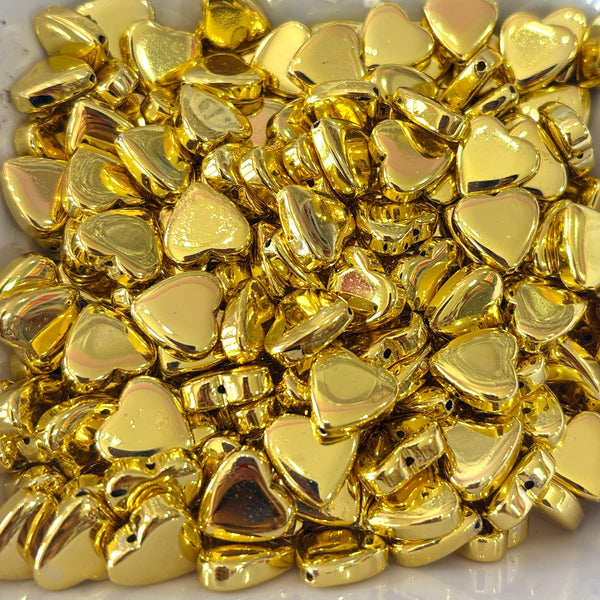 Corazones enchapados