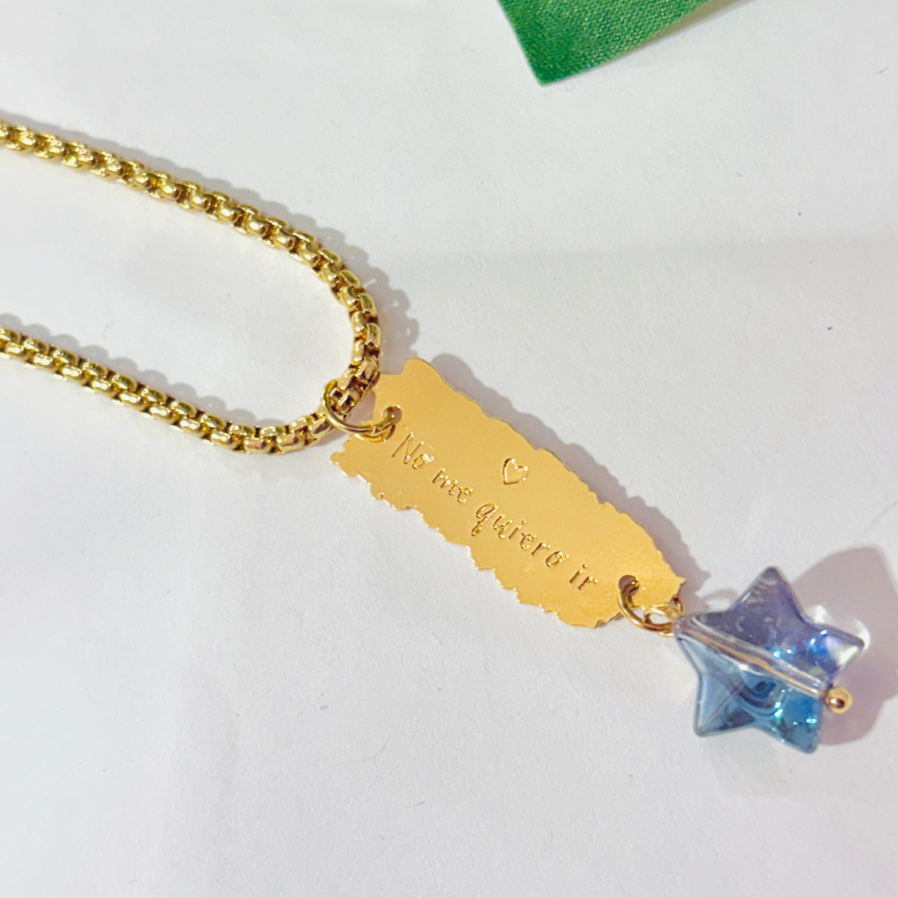 Collar Puerto Rico No me voy de aquí 787