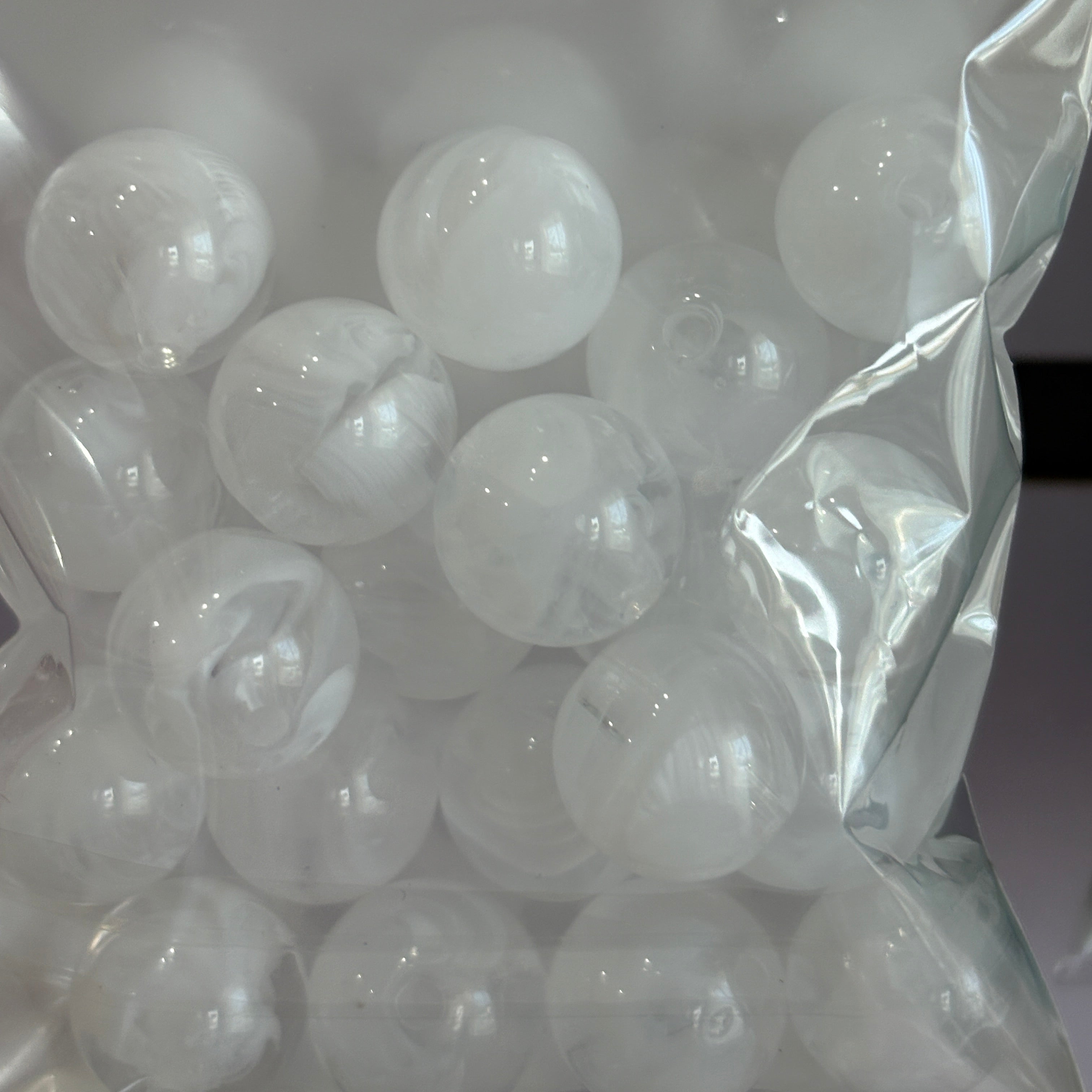 Bead redondo acrilico 16mm