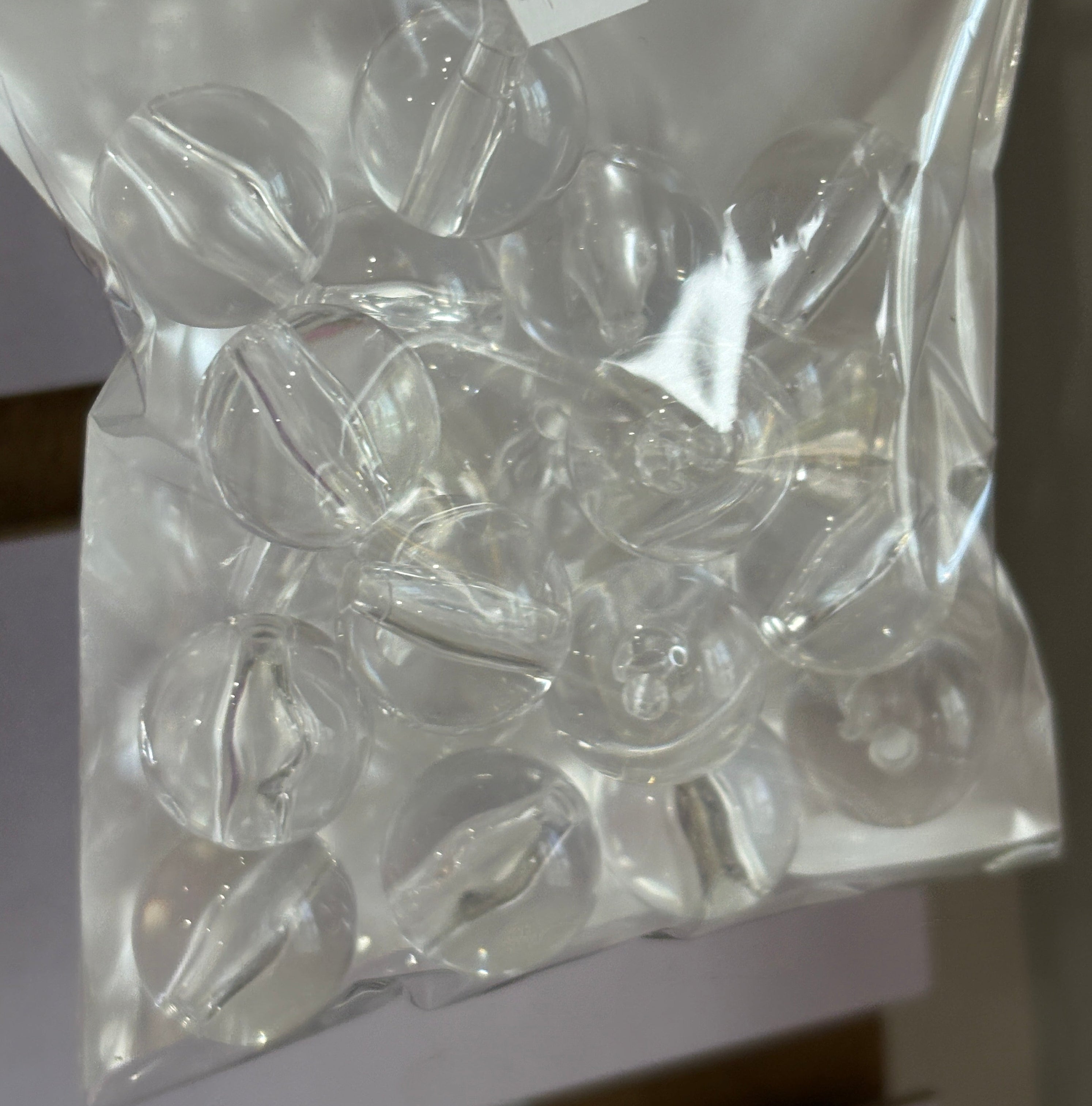 Bead redondo acrilico 16mm