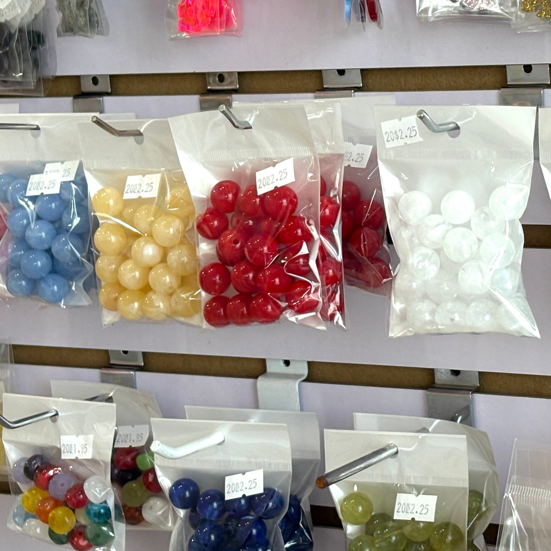 Bead redondo acrilico 16mm
