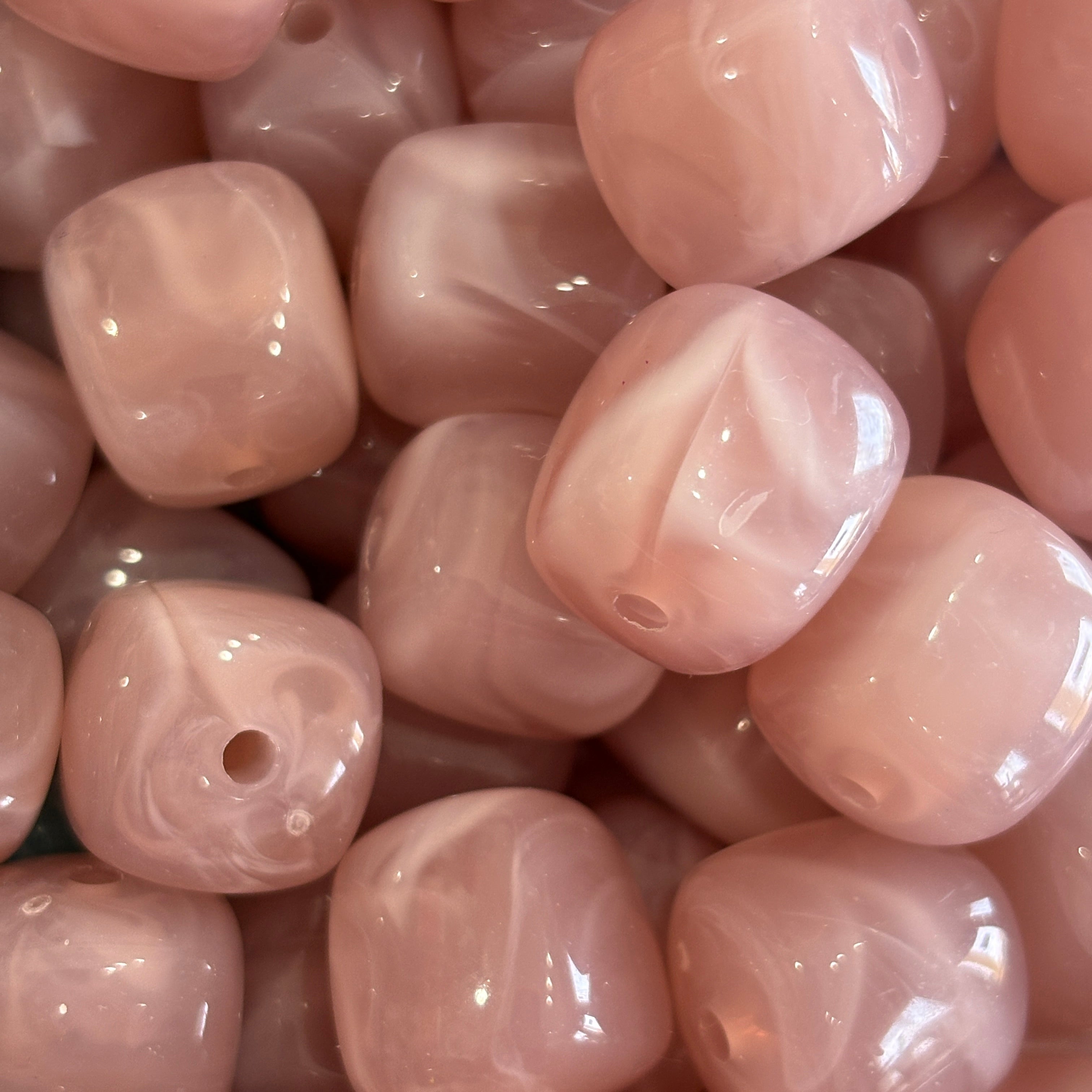 Bead acrilico cuadrado 20mm