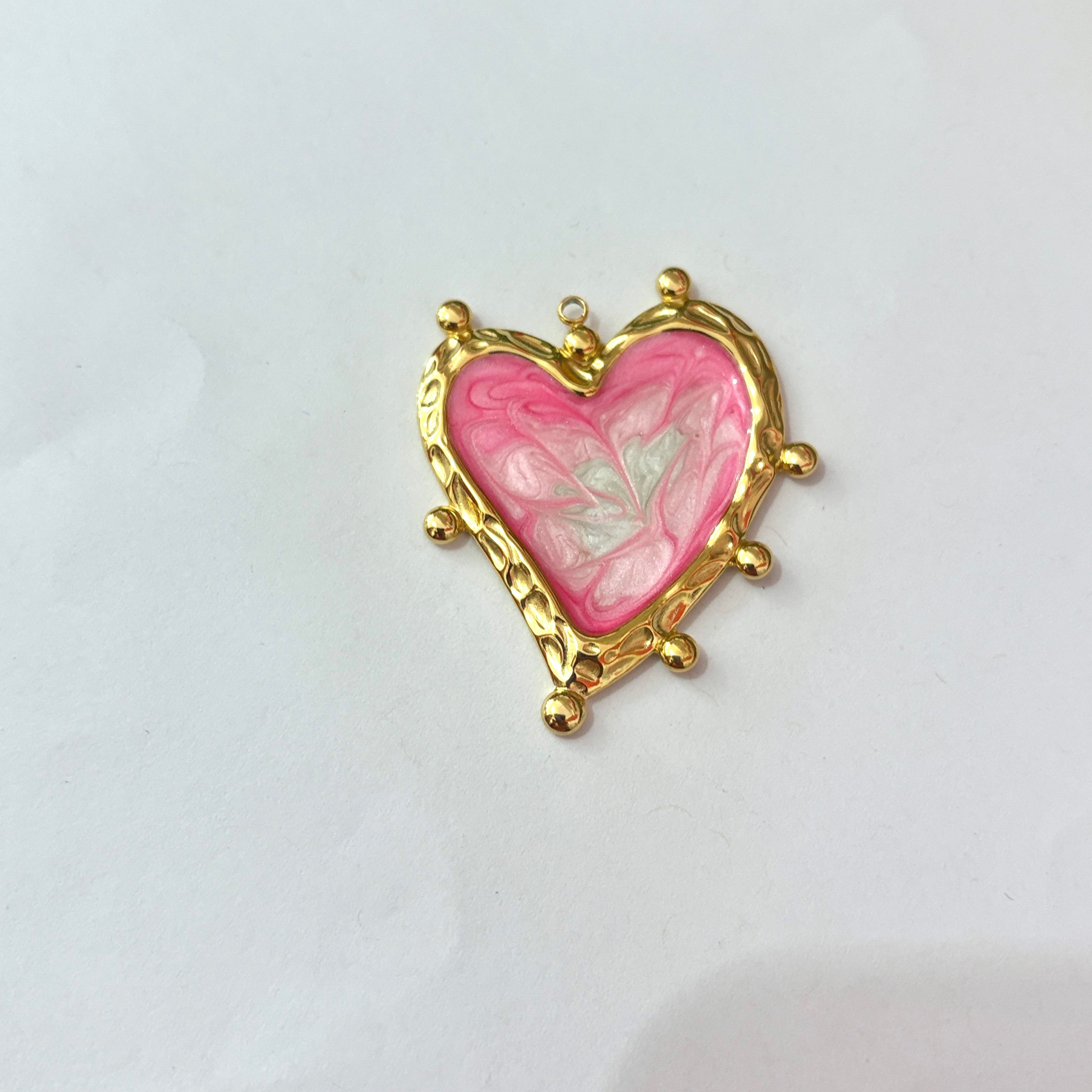 Corazón Steel esmaltado