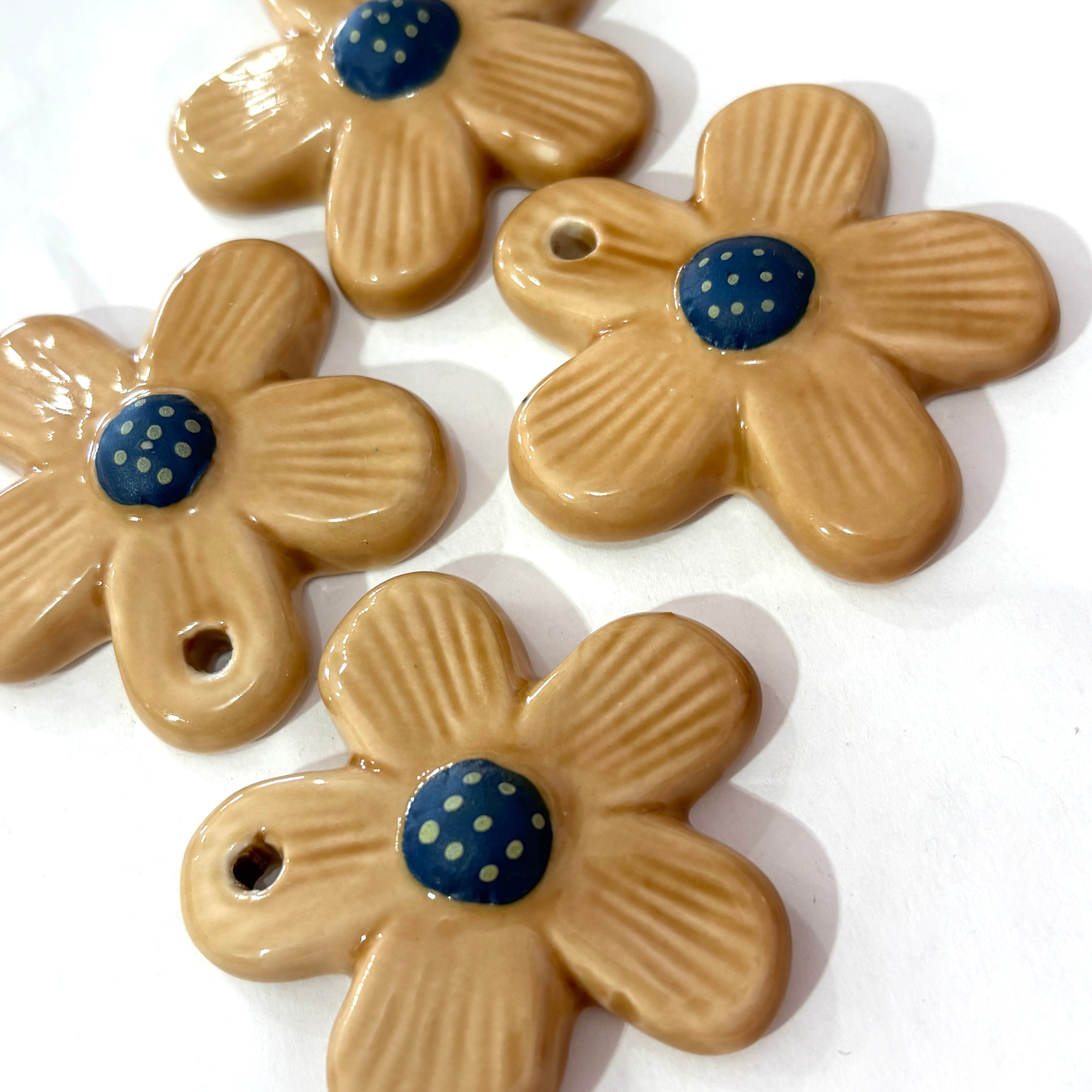 Flor porcelana pendant
