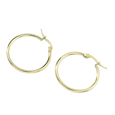 Hoops Argollas doradas