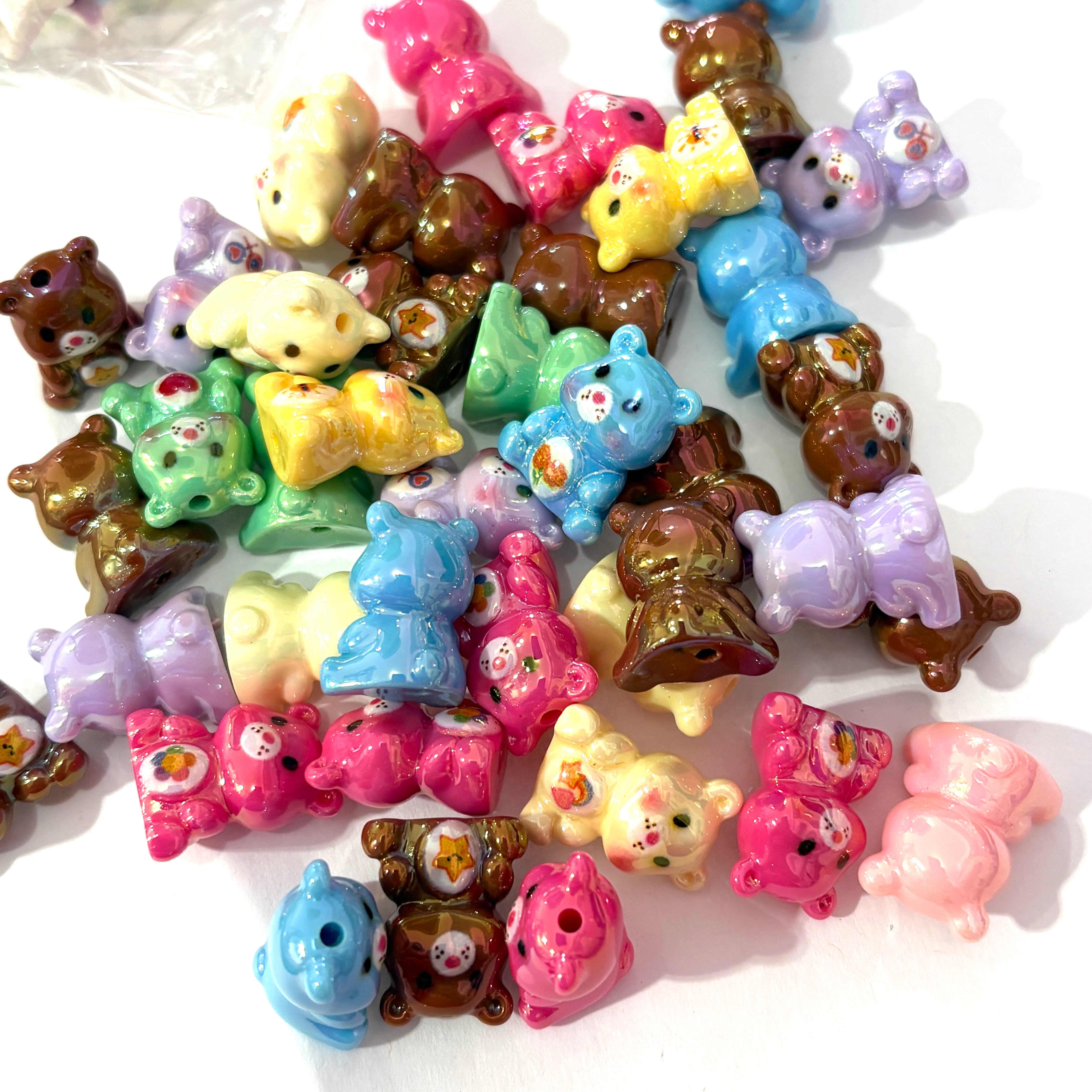Bead y pendant oso