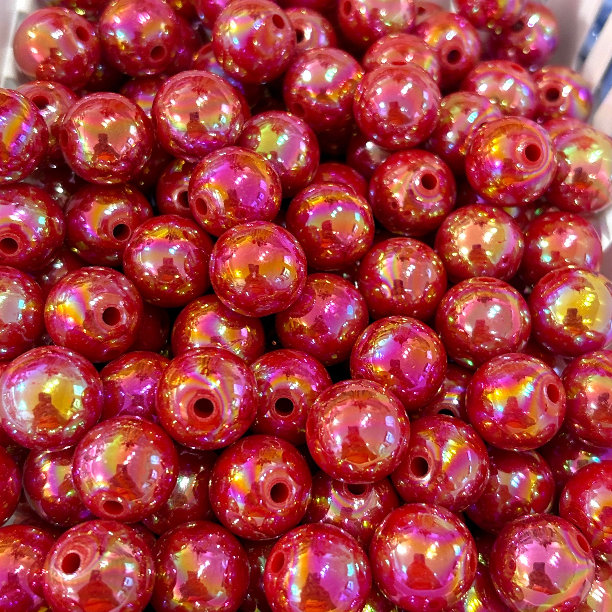 Beads 15mm redondo chicle