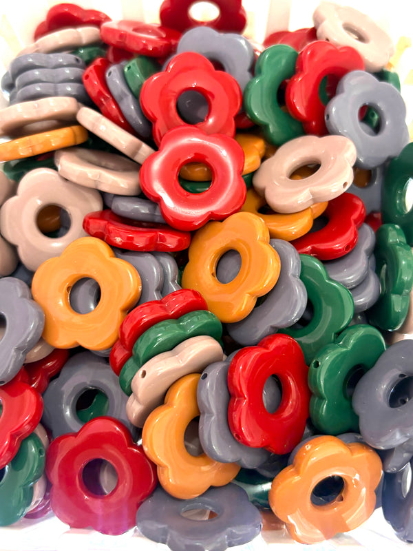 Flores beads acrilico