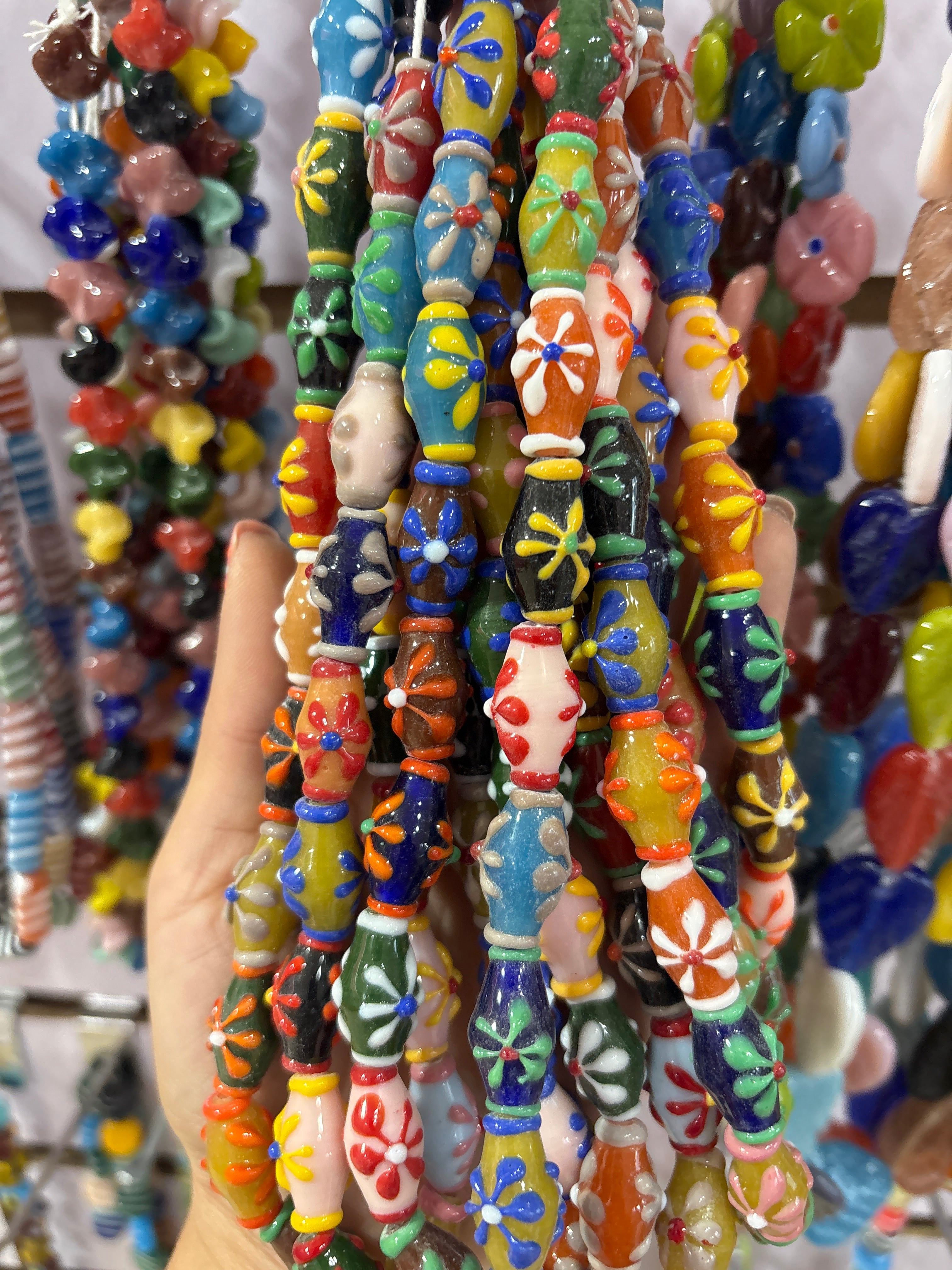 Cristal Murano flores