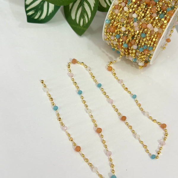 Cadena colores pasteles