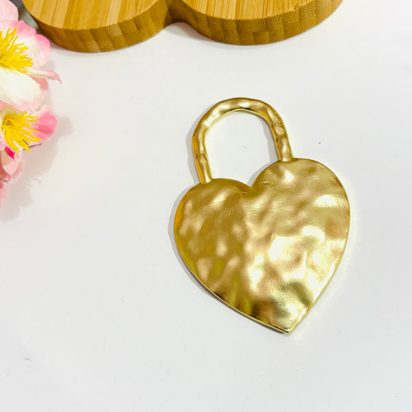 Corazón candado grande