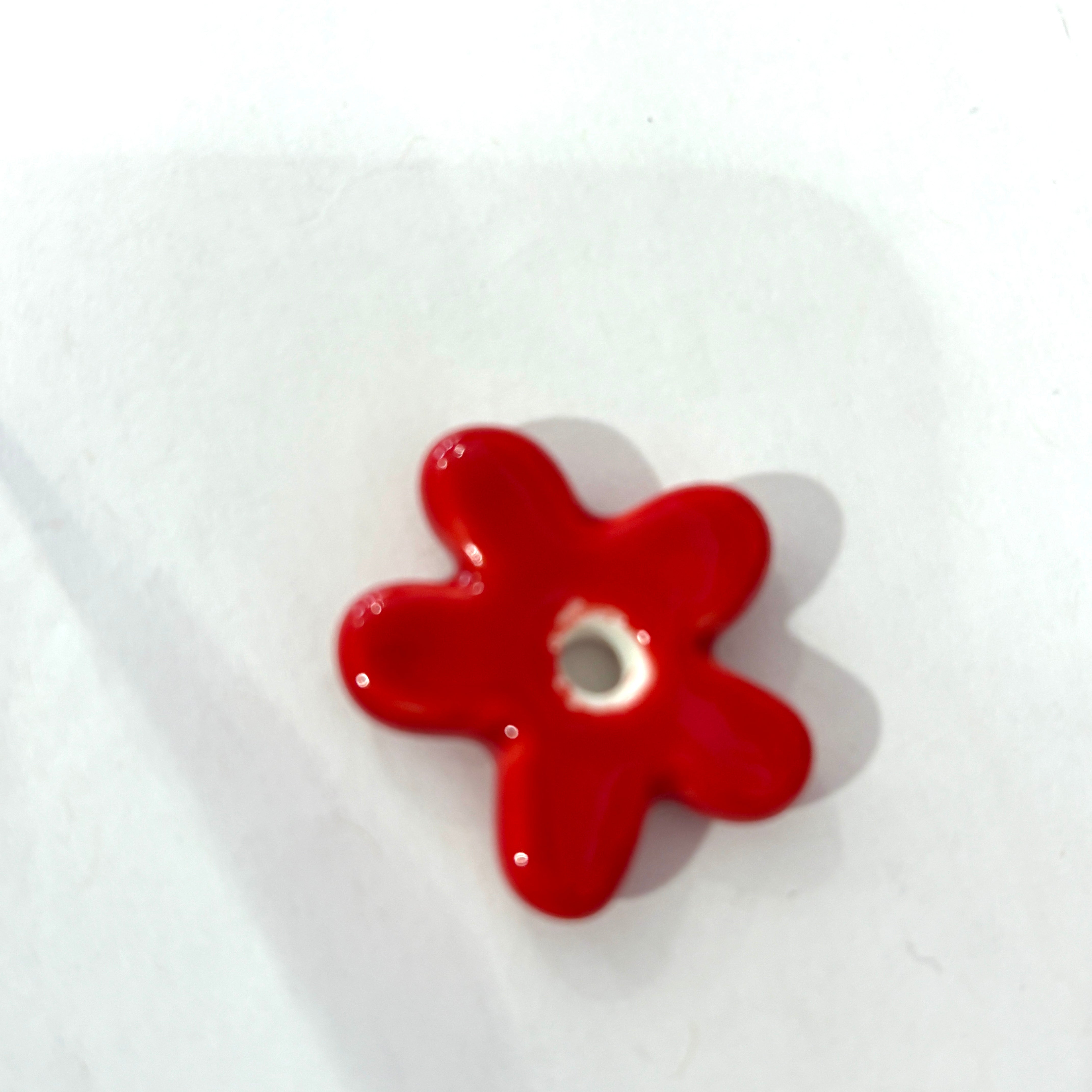 Flor en porcelana