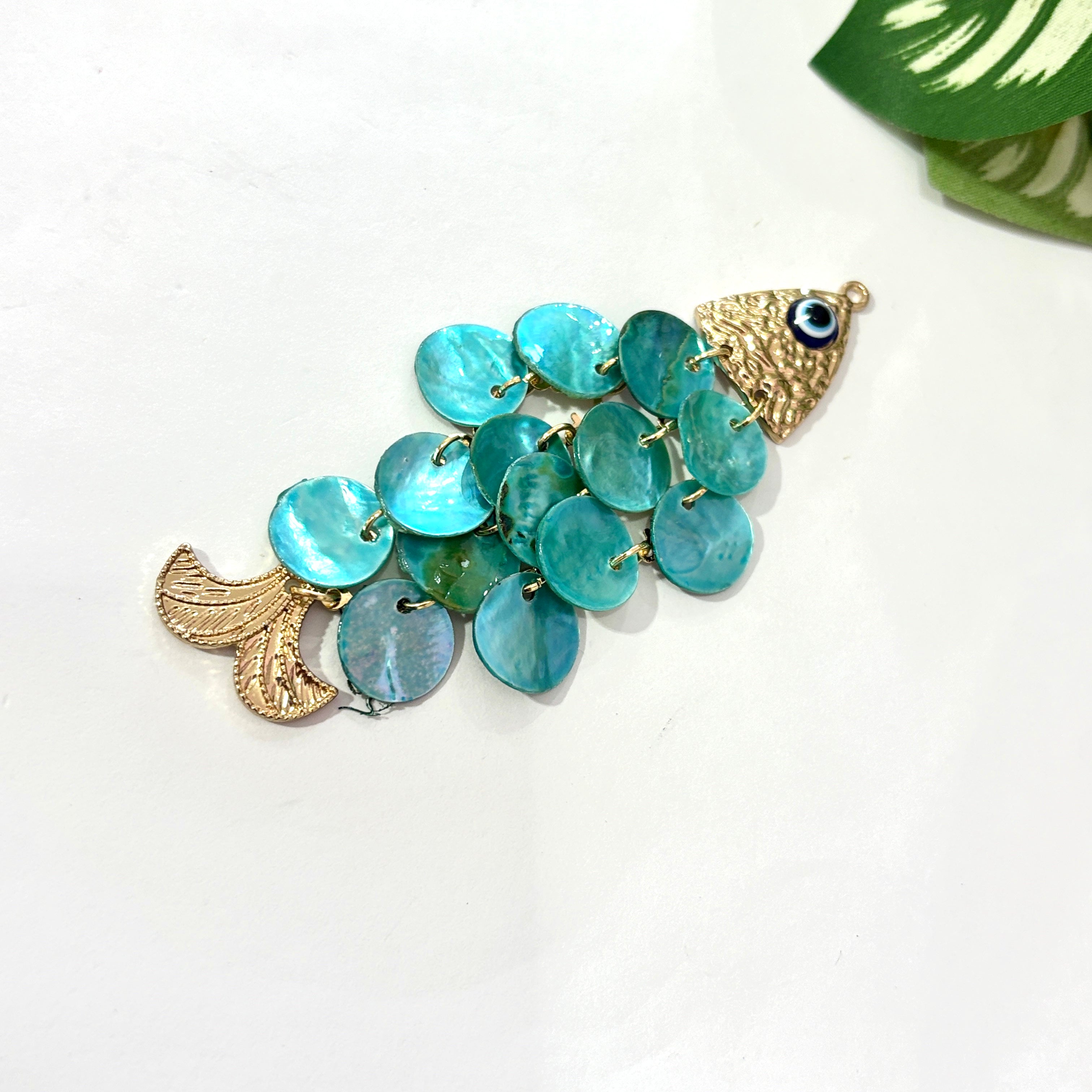 Pendant pez nacar colores