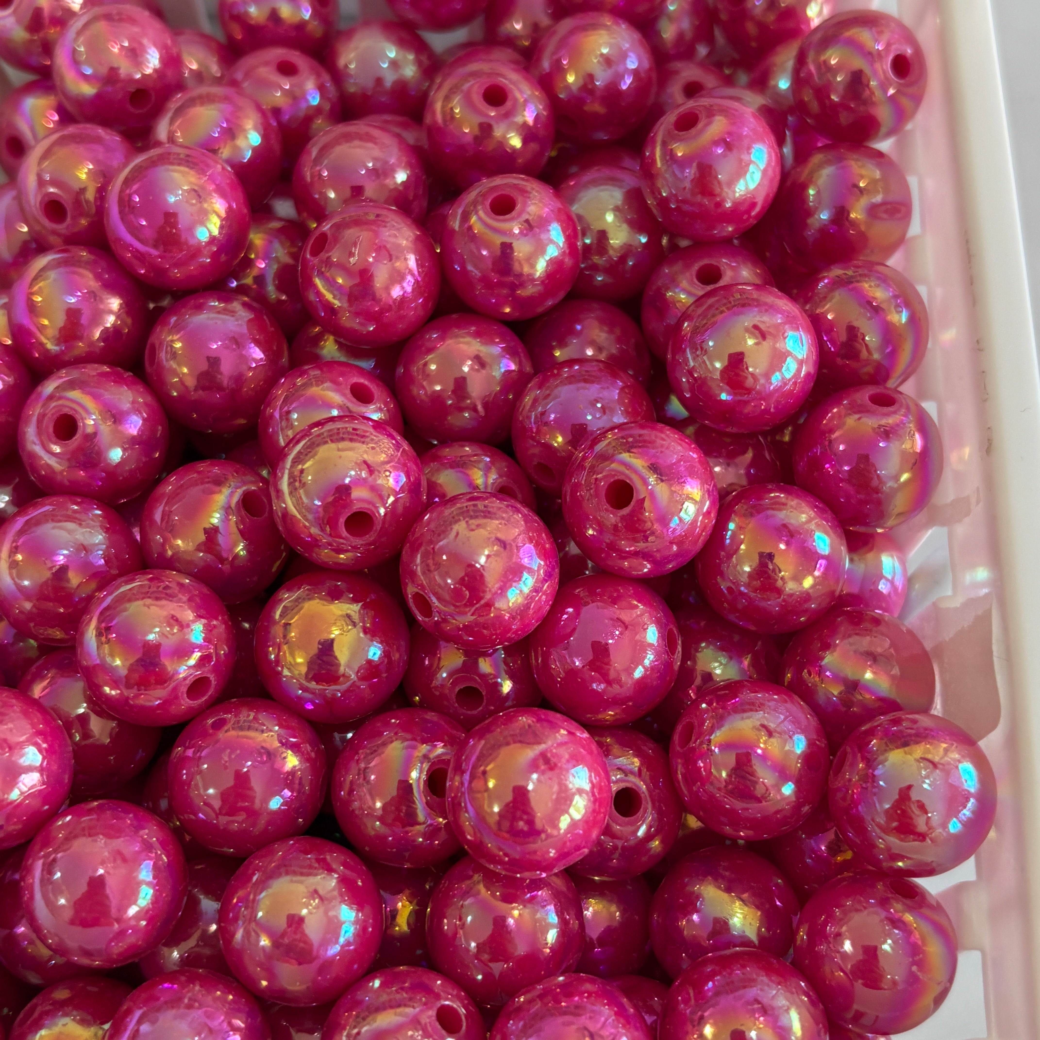 Beads 15mm redondo chicle