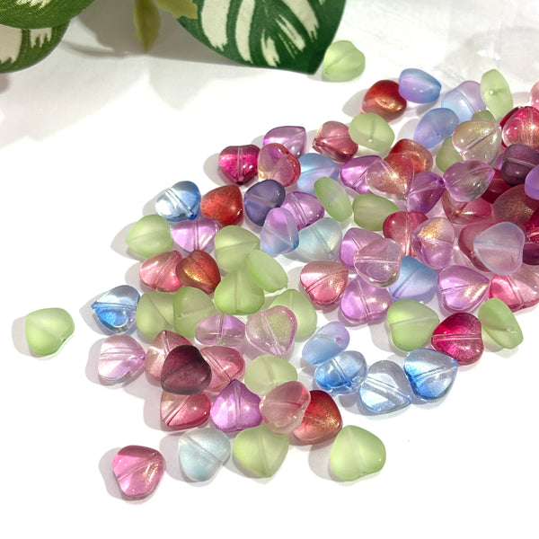 Corazones de colores