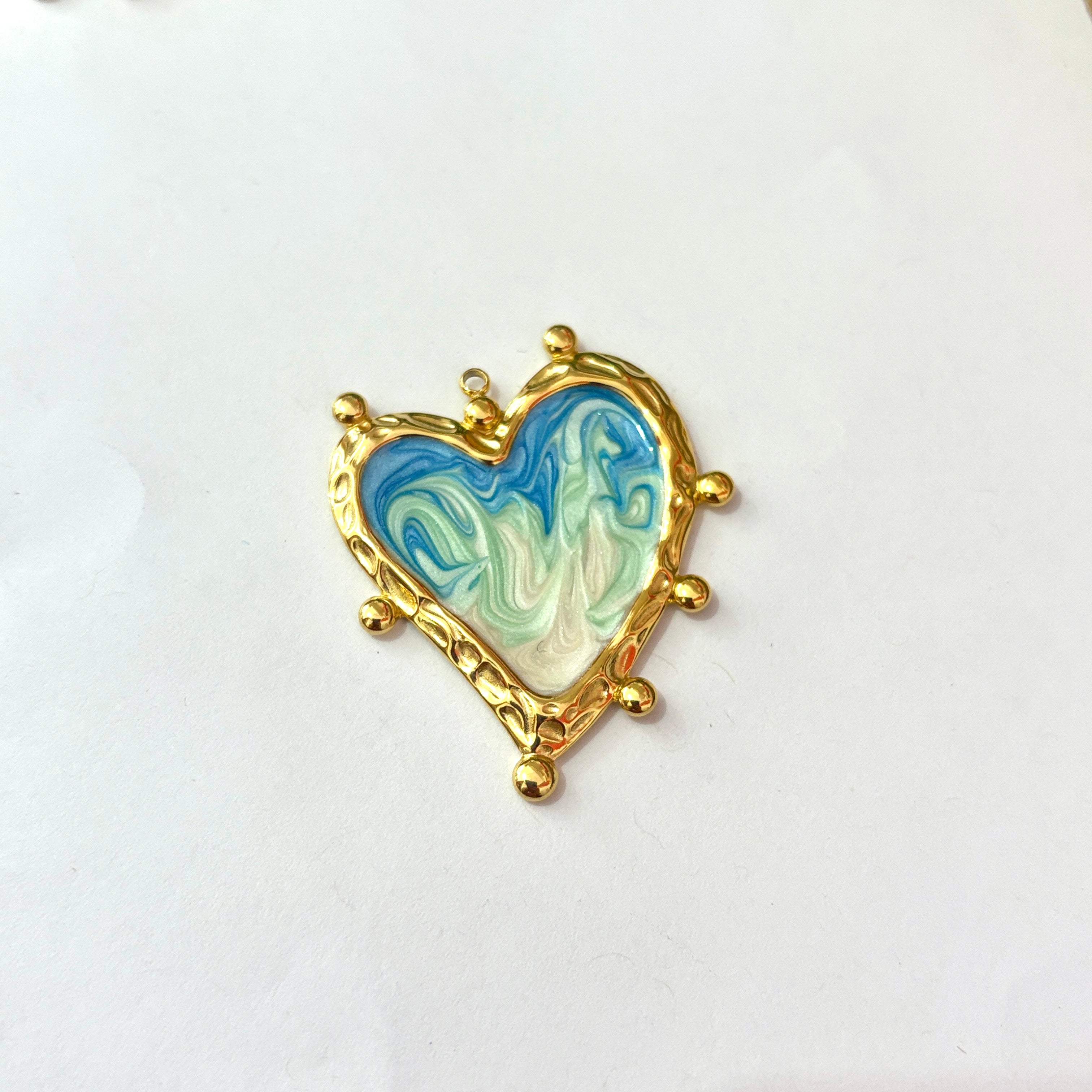 Corazón Steel esmaltado