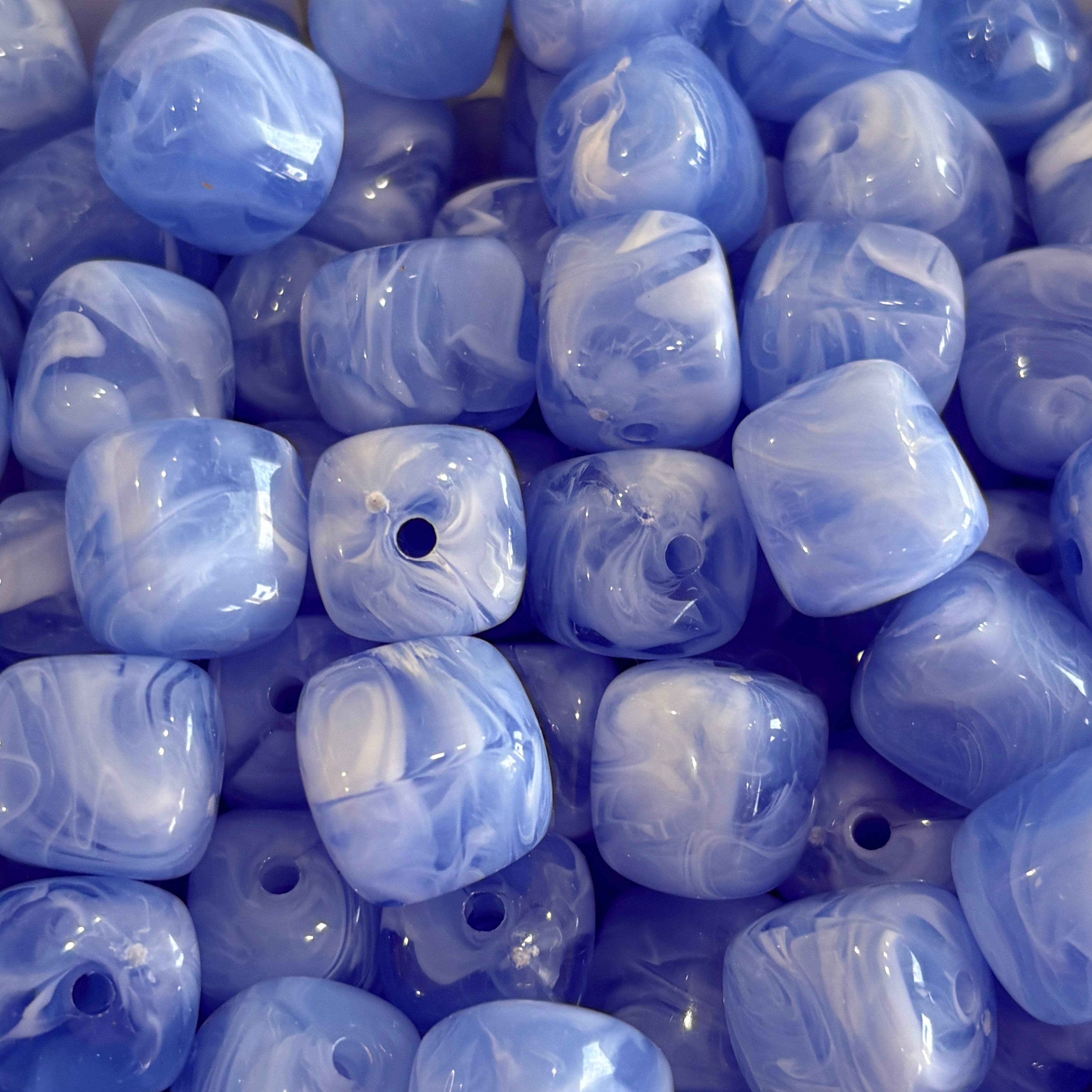 Bead acrilico cuadrado 20mm
