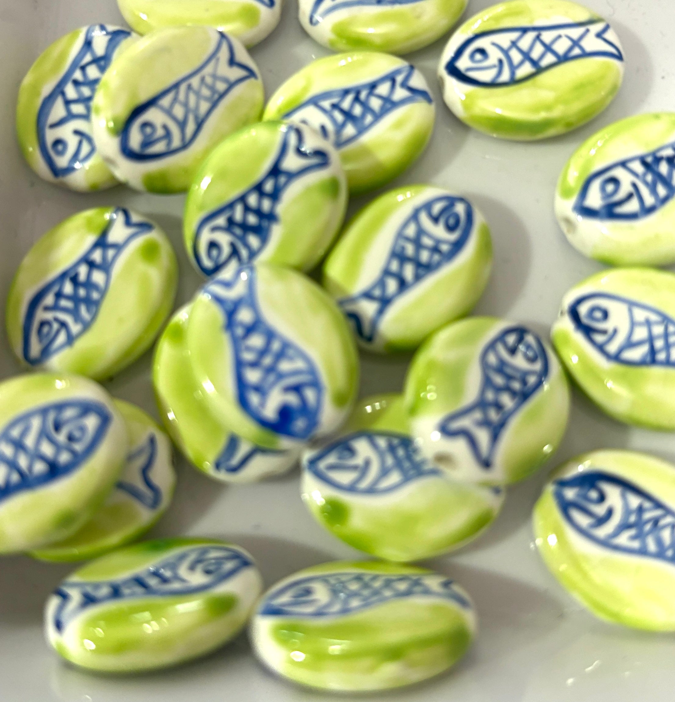 Pieza ovalada de verano