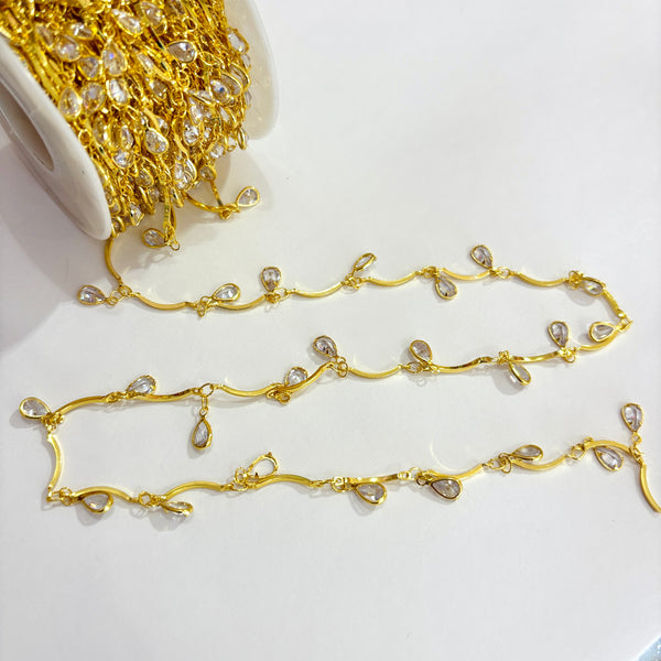 Cadena gotas de cristal