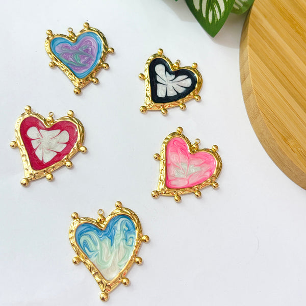 Corazón Steel esmaltado