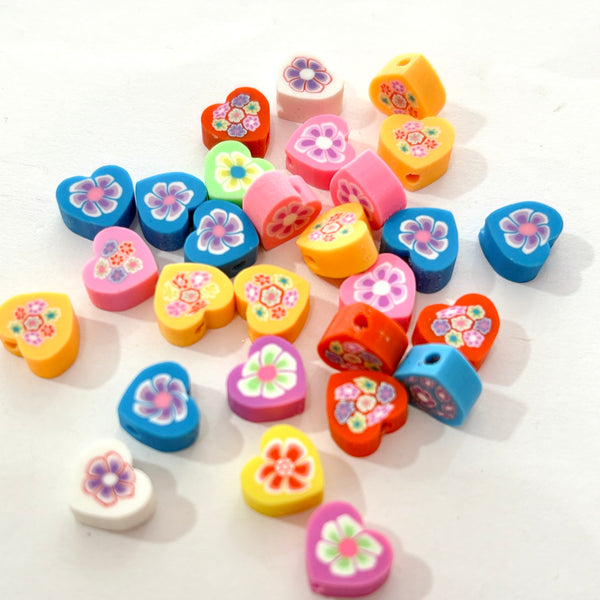 Corazones mixtos polímeros