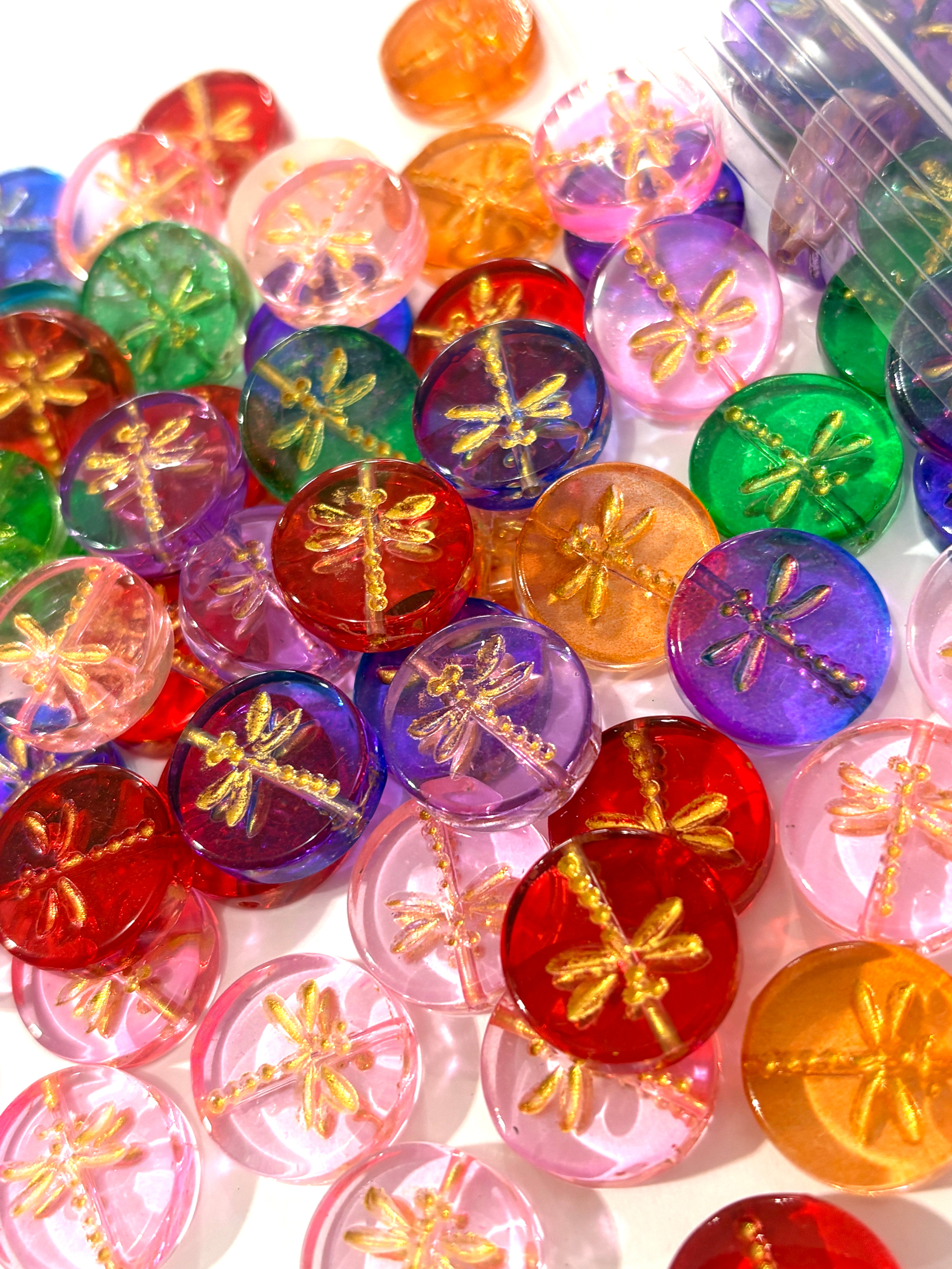 Beads libelula cristal