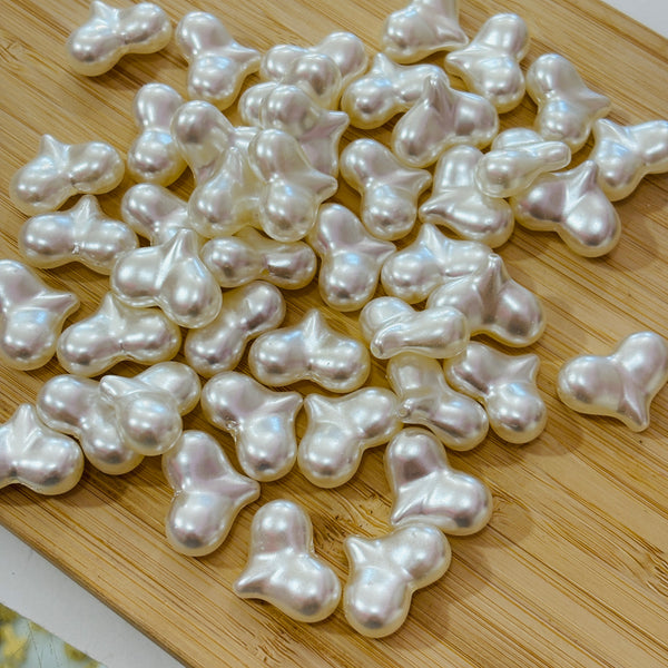 Corazon imitacion perla