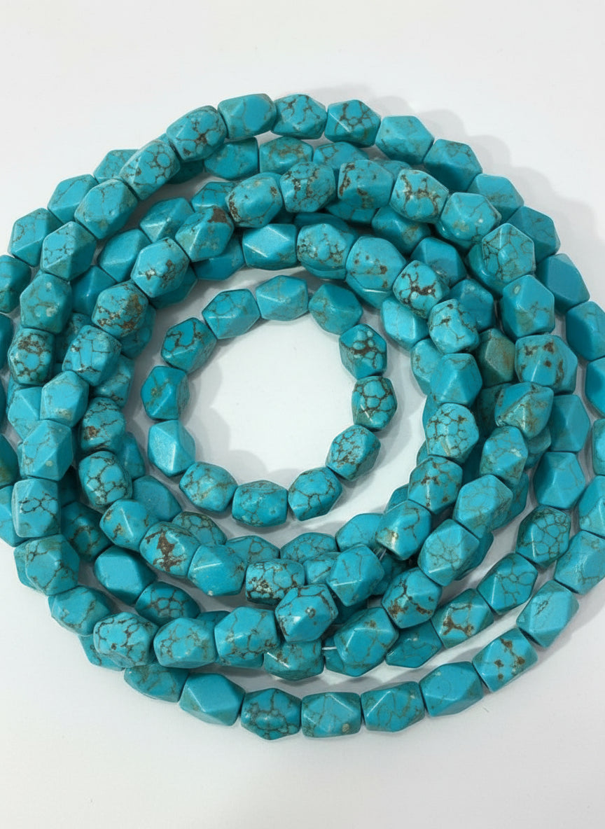 Howlite turquesa