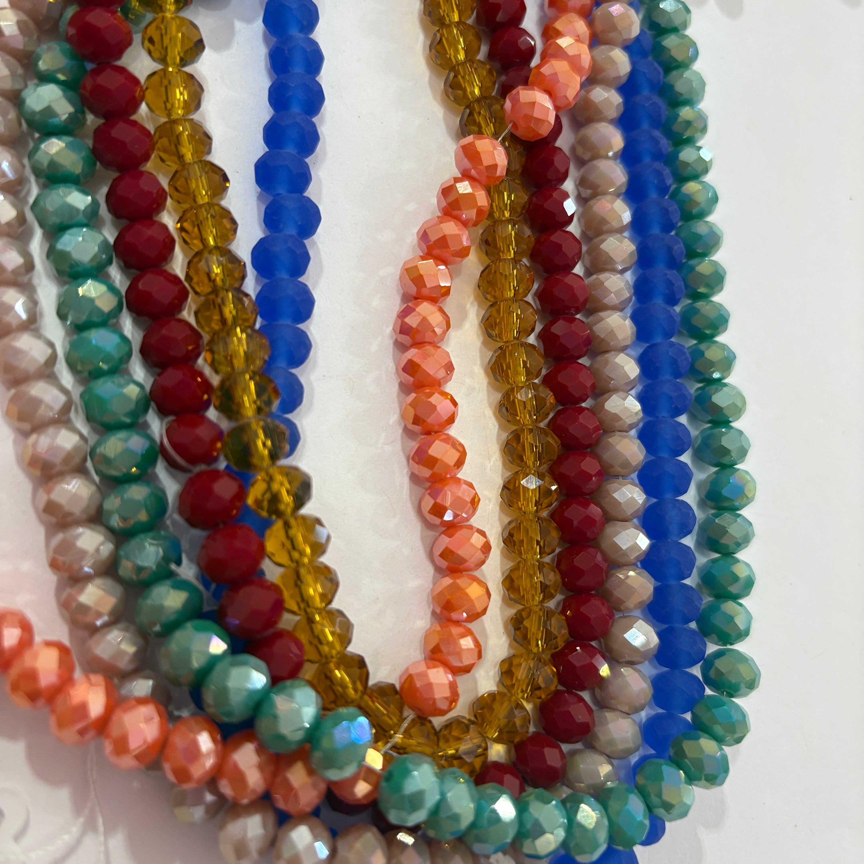 Cristales rondelle 8mm